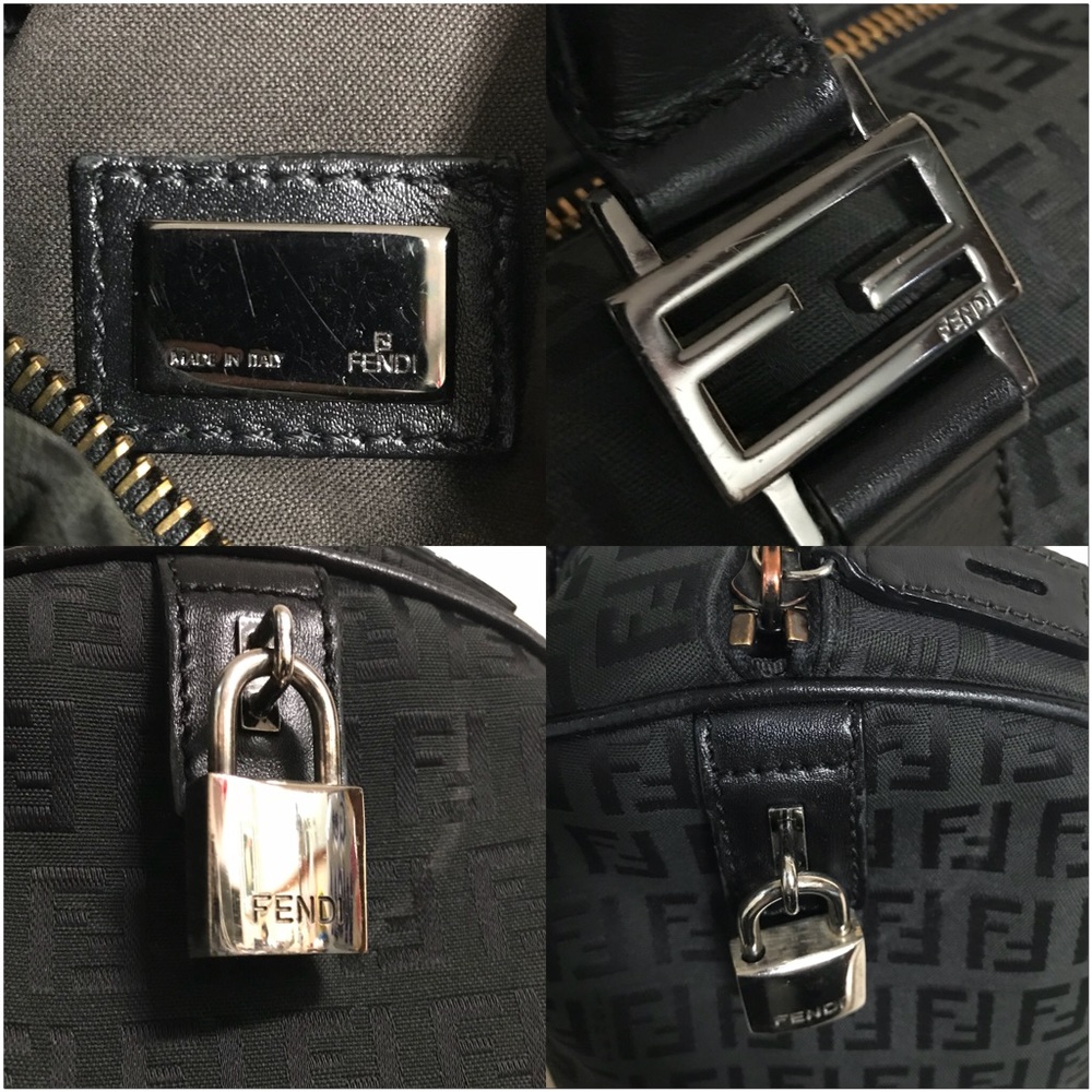 🔴SOLD🔴 Fendi Zucchino Boston bag - Picture 5 of 8